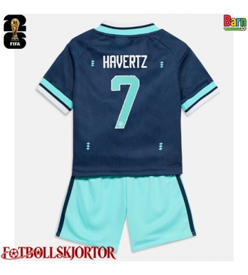 Tyskland Kai Havertz #7 Borta Kläder Barn VM 2026 Kortärmad (+ Korta byxor)